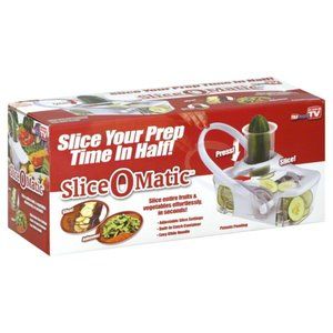 Slice-O-Matic Slicer! for Vegetables, Fruits. Fast Easy